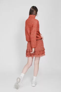 Second Female Ambra Knit T-neck - Carnelian -Second Female Salg qqfN8o3XT4SkxqaMmlGL Photo 23 09 2018 16 19 01