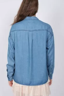 Second Female Lyle Shirt - Blue Denim -Second Female Salg vIa8wGg8TEGmG3D3rkrt IMG 8536
