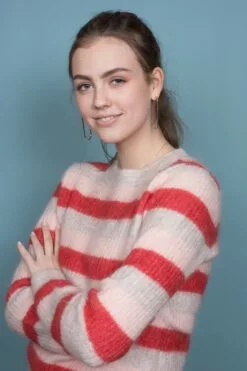 Second Female Stella Knit O-Neck - Valiant Poppy -Second Female Salg vPKdfnZ2Q9G9lzToeZtm IMG 4532