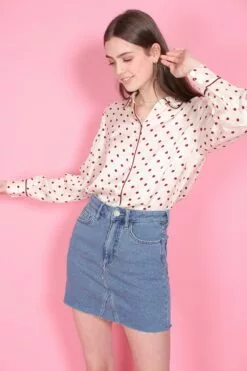 Second Female Davina Shirt - Cabernet -Second Female Salg vnhJ7MFFTbeqztWp0wLQ IMG 5972