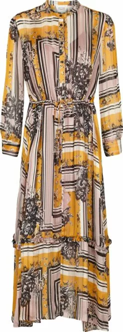 Second Female Valley LS Maxi Dress - Inca Gold