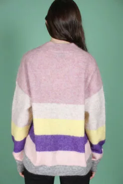 Second Female Stella Knit New Loose O-neck - Fair Orchid -Second Female Salg yh8NRxq9TYqy5My7QX5l IMG 0920