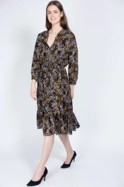 Second Female Peach Midi Dress - Black -Second Female Salg z7EFJFSPTWJBbbvNmB7R IMG 0734