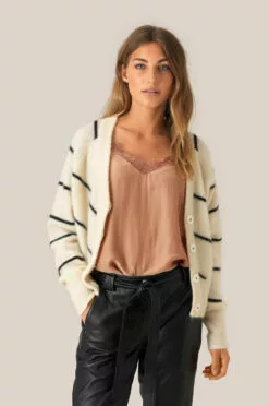 Second Female Brook Knit Striped Boxy Cardigan - Eggnog -Second Female Salg zo6wyR3RMqTobvPdjr5g 53104 1015 3 1000x cb514876 7785 49a6 91f6 8a903209dc8c