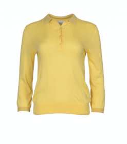 Second Female Ursula Knit Polo - Sunshine